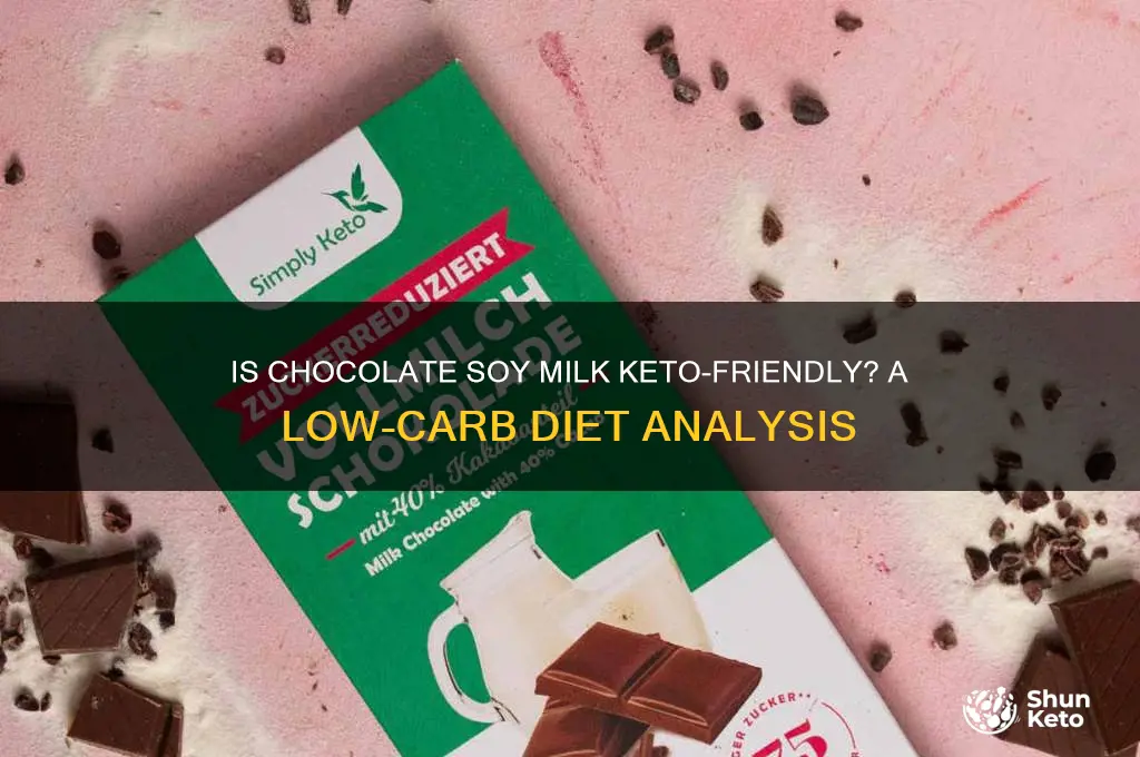 is chocolate soy milk keto