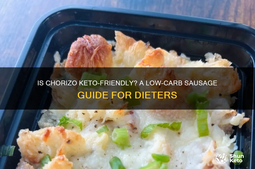 is chorizo sausage keto friendly