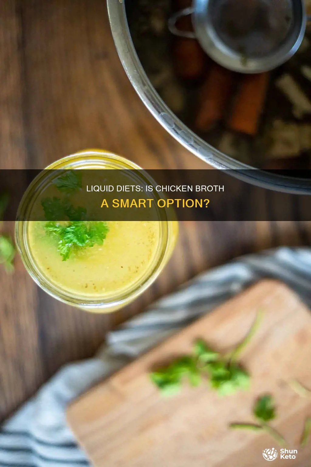 is chucken broth part if a liquid diet