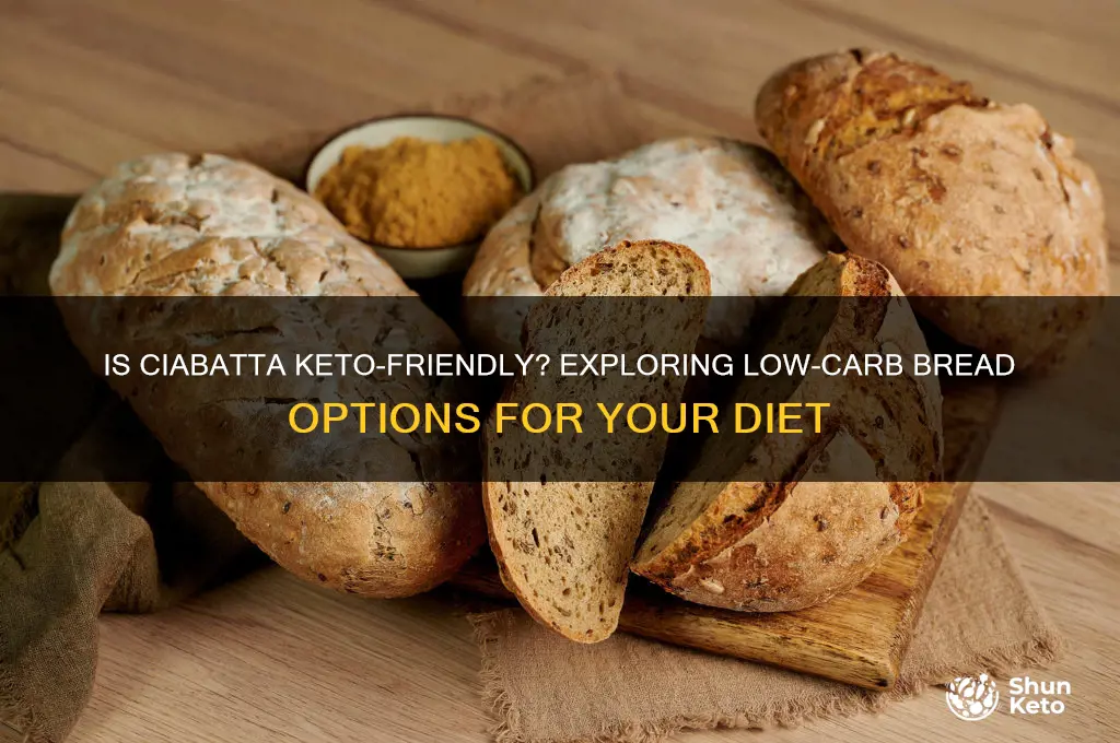 is ciabatta bread keto friendly
