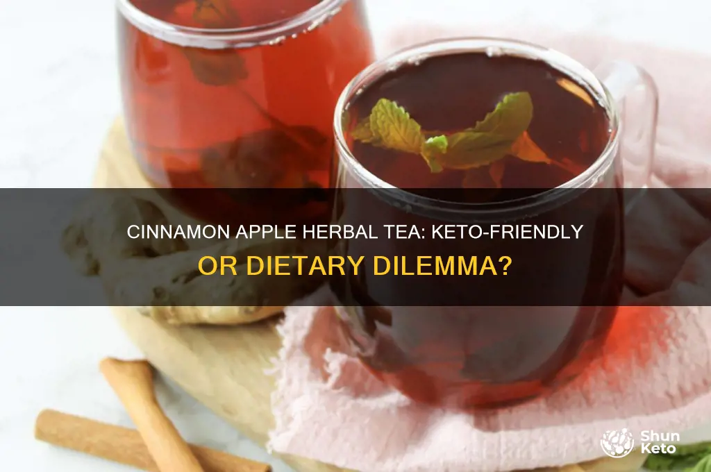 is cinnamon apple herbal tea ok for keto diet