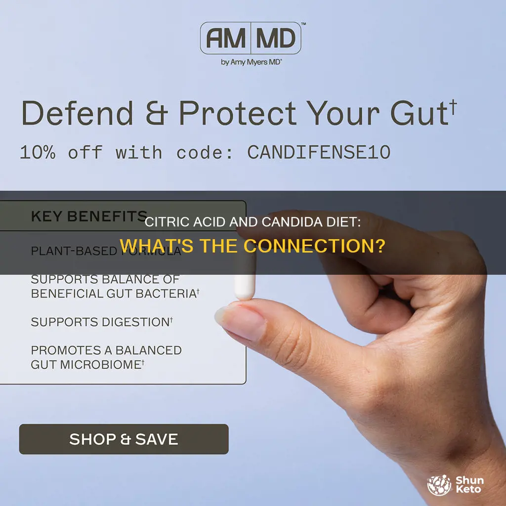 is citric acid allowed on candida diet