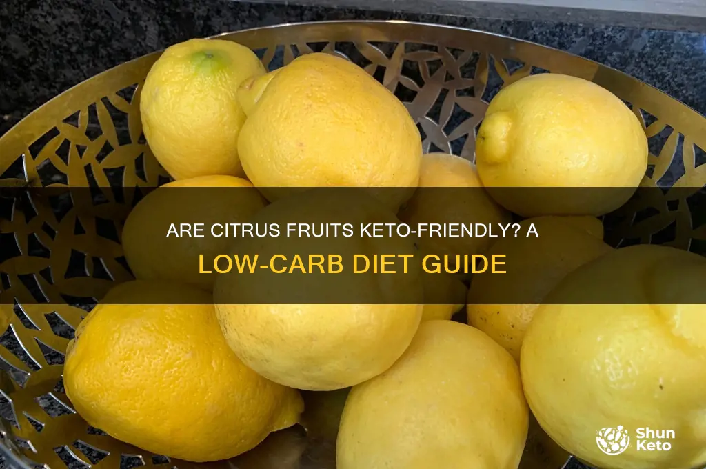 is citrus fruit keto friendly