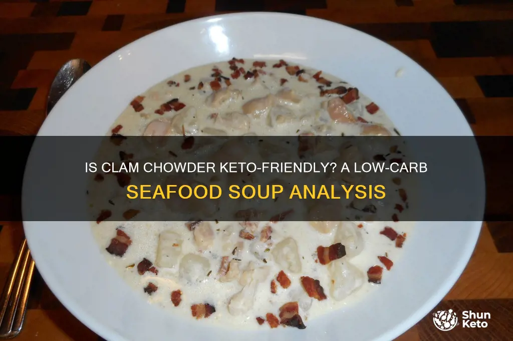 is clam chowder generally keto