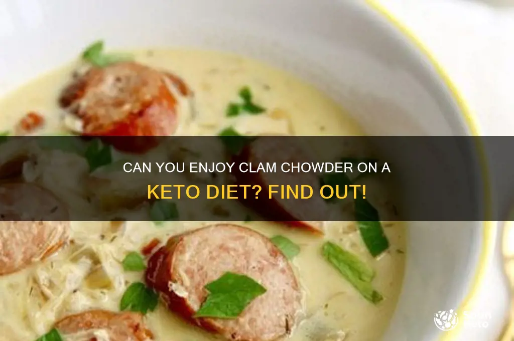 is clam chowder on the keto diet