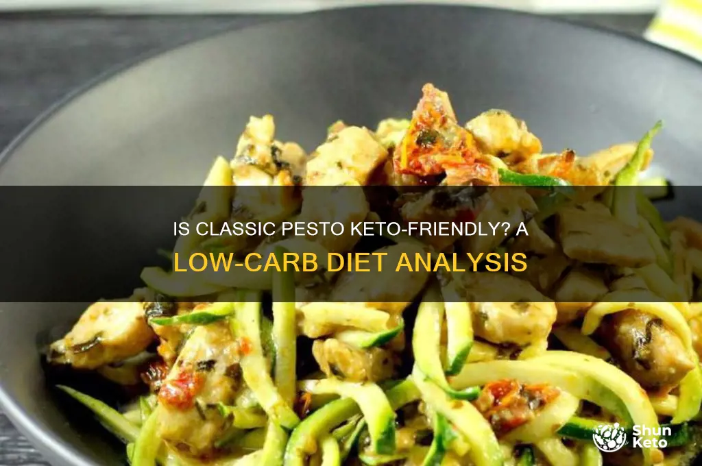 is classico pesto keto friendly