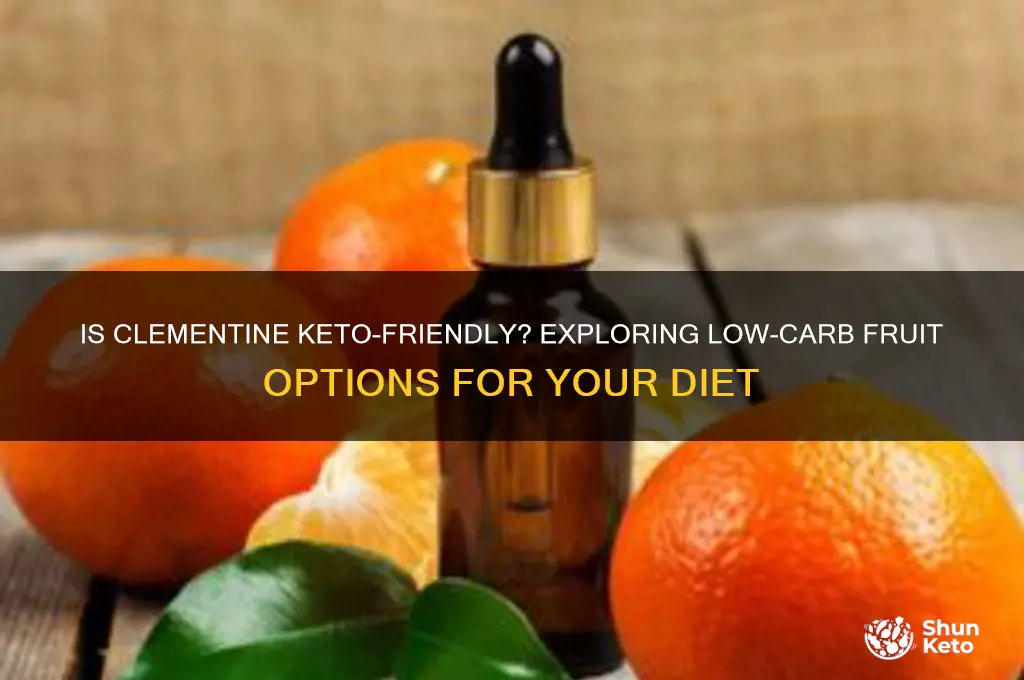 is clementine keto friendly