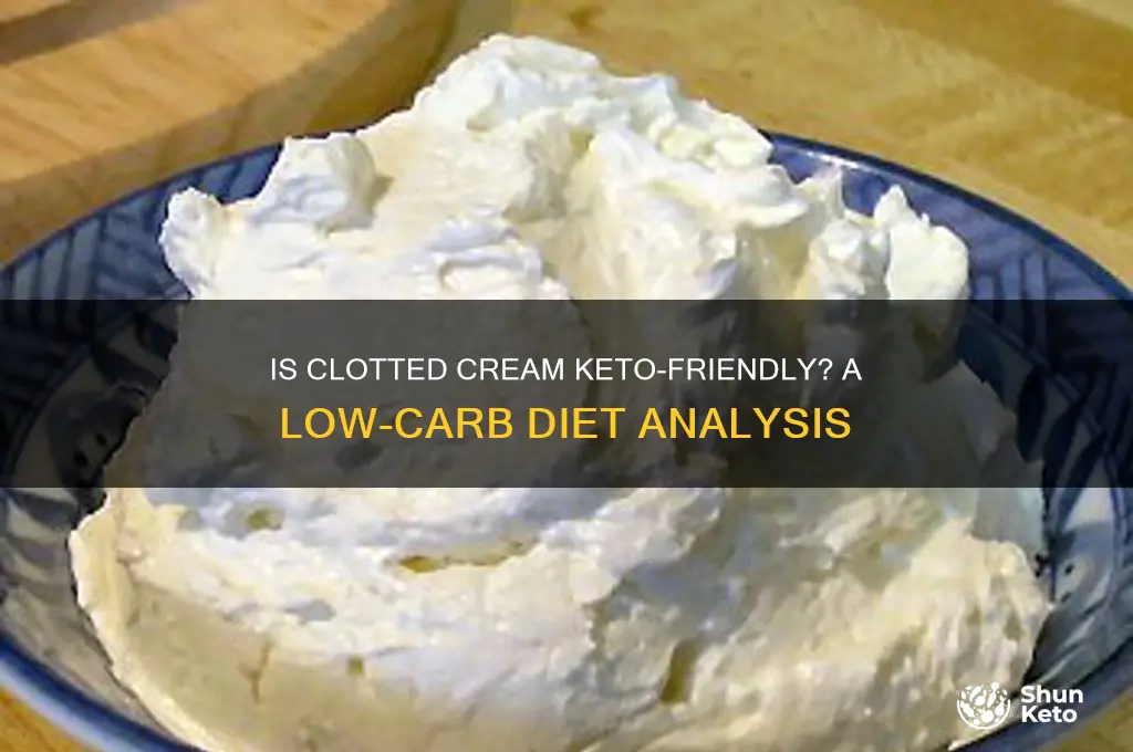 is clotted cream keto friendly