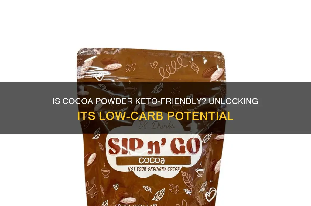 is cocao powder keto