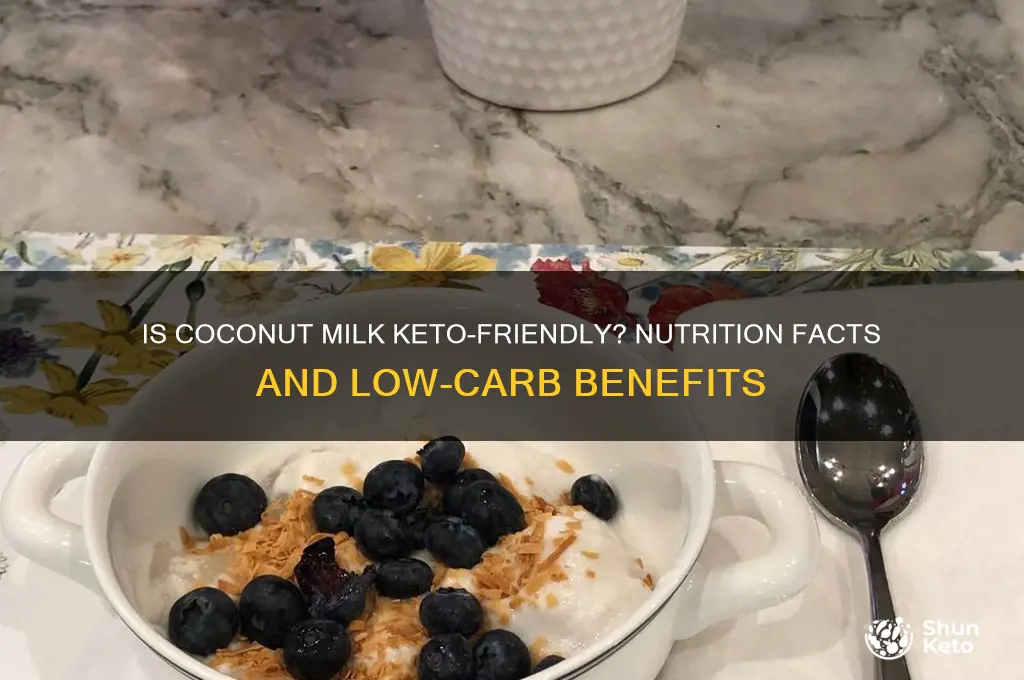is cocconut milk keto