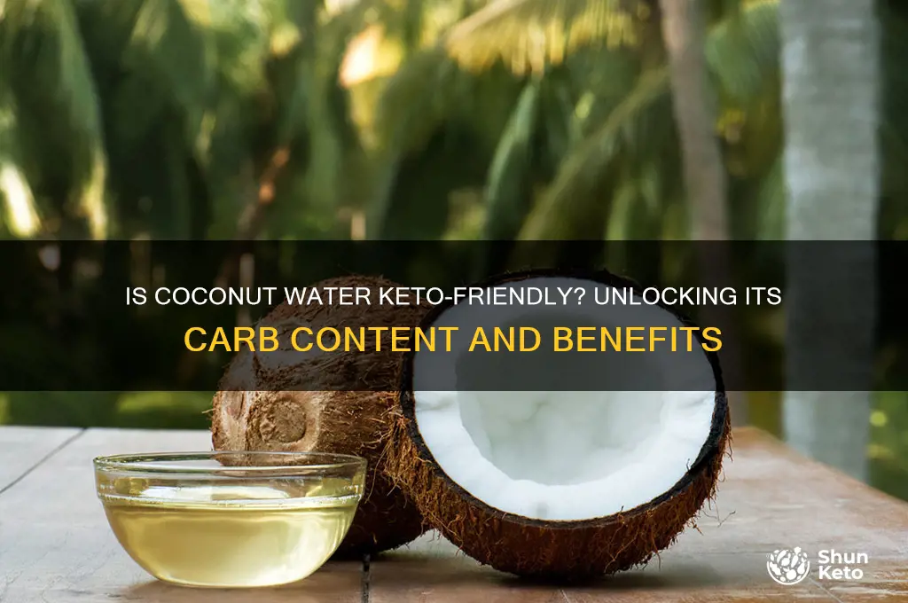 is cocnut water keto