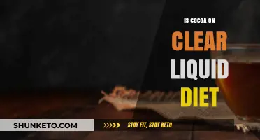 Clear Liquid Diet: Is Cocoa Allowed?