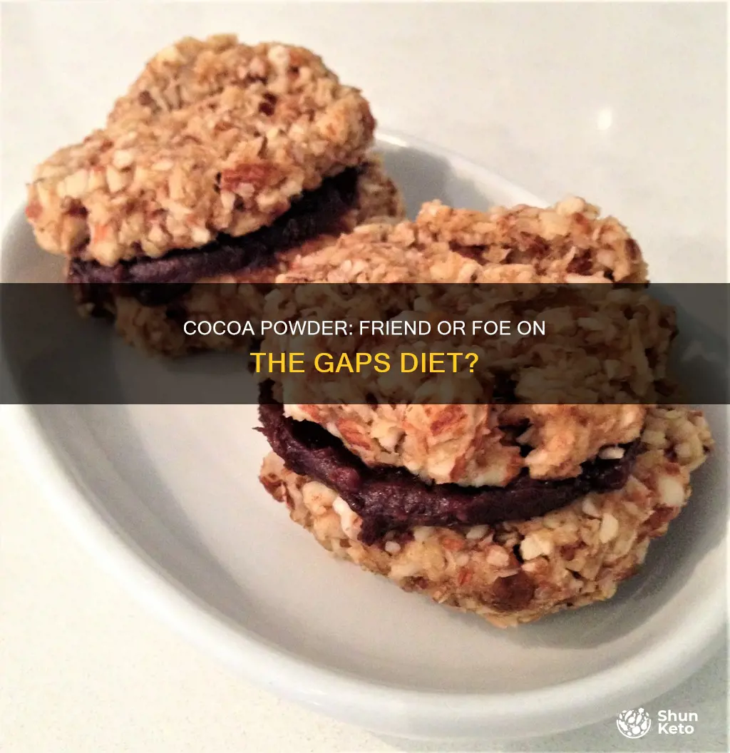 is cocoa powder allowed on gaps diet