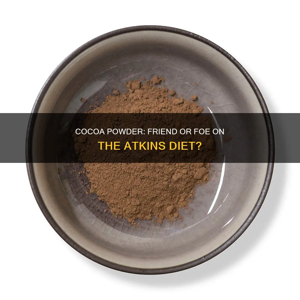is cocoa powder on the atkins diet