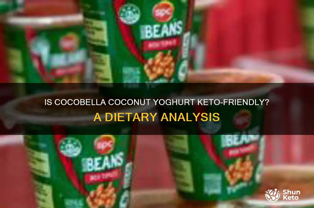 is cocobella coconut yoghurt keto friendly