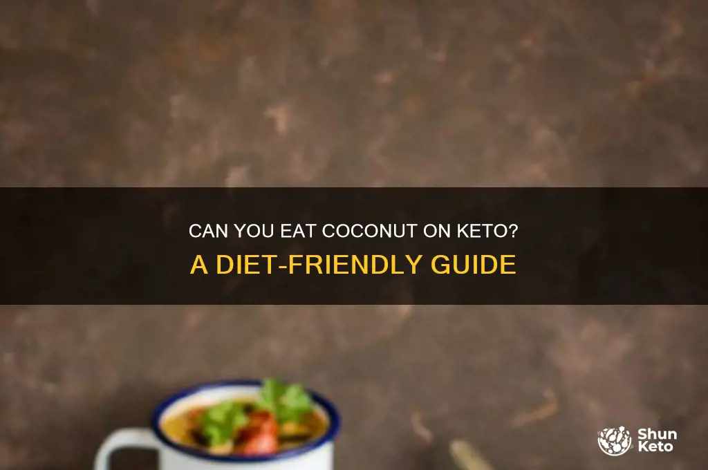 is coconut allowed in a keto friendly diet
