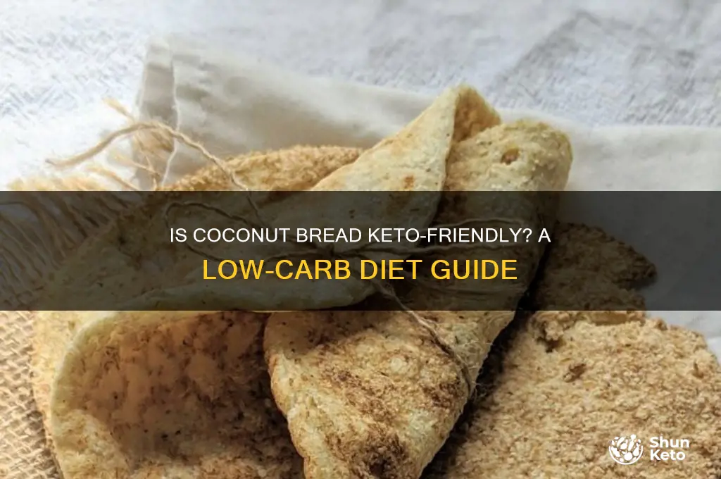 is coconut bread keto friendly