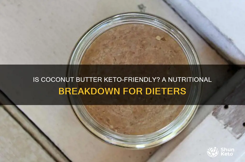 is coconut butter acceptable on the keto diet