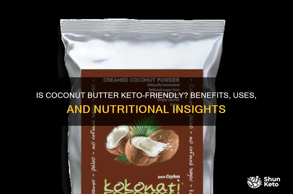 is coconut butter keto