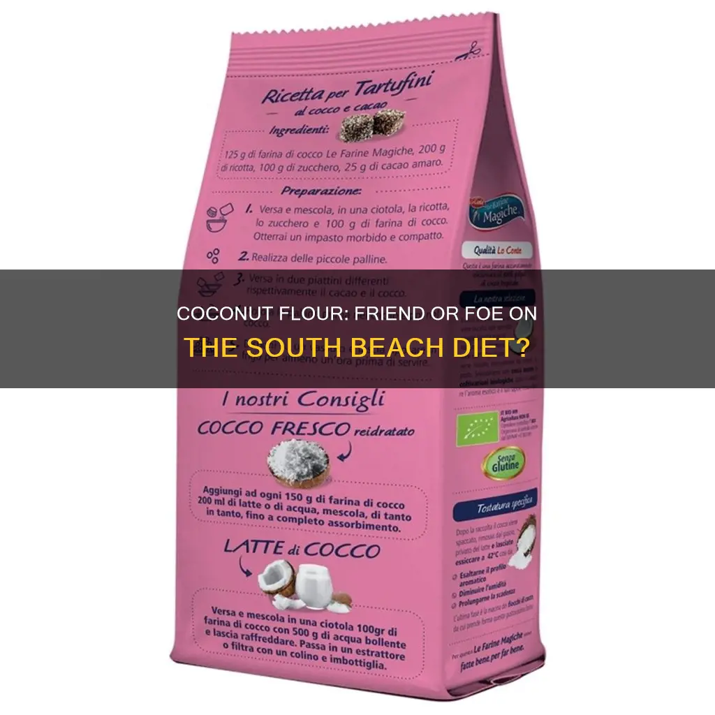 is coconut flour allowed on south beach diet