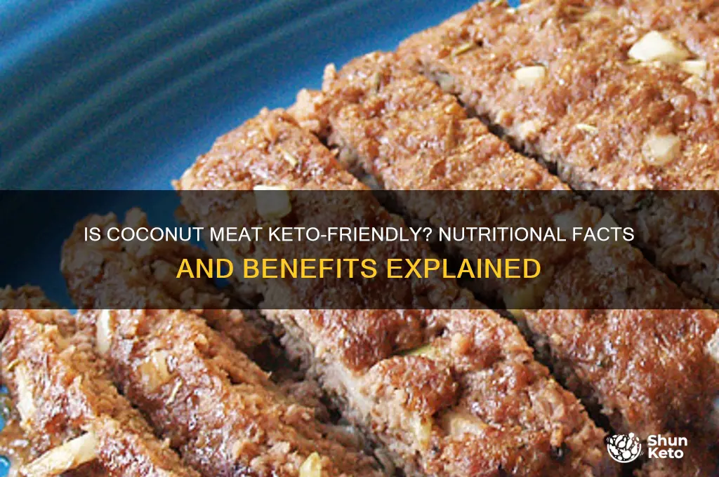 is coconut meat keto compliant