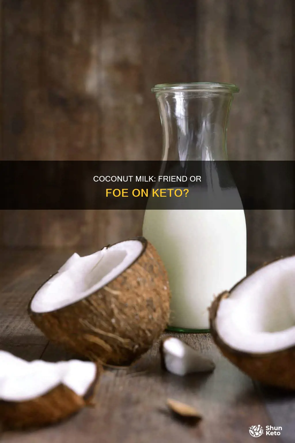 is coconut milk allowed on keto