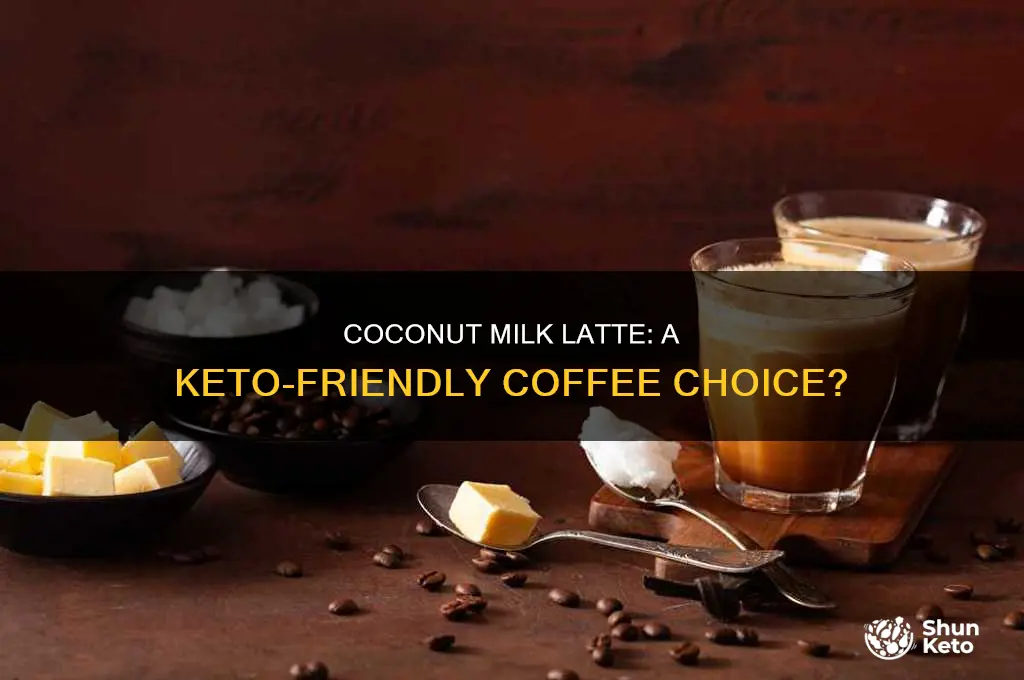 is coconut milk latte keto friendly