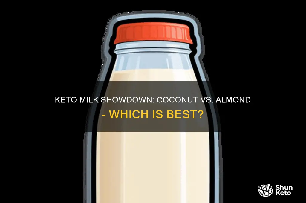 is coconut milk or almond milk better for keto