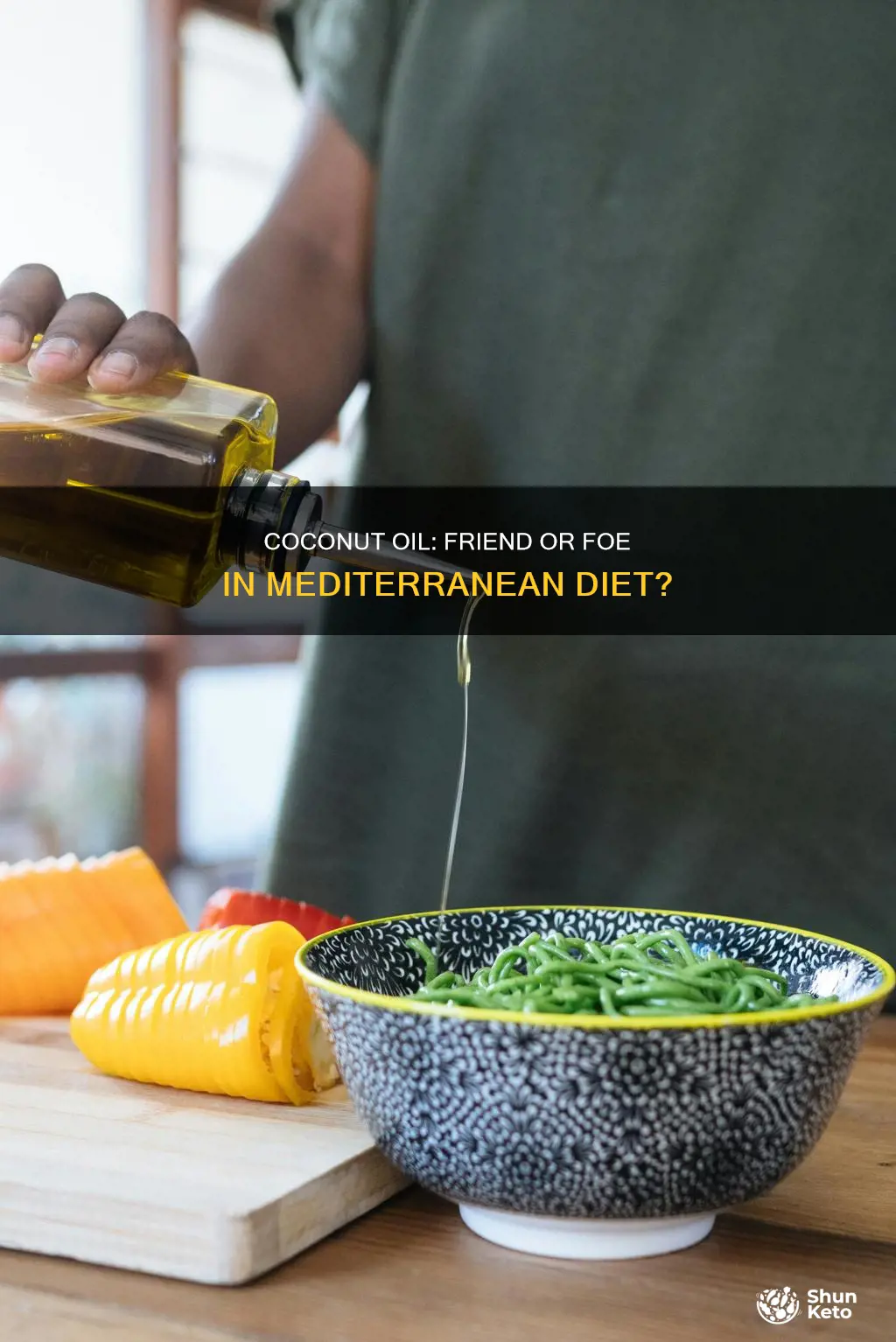 is coconut oil ok on mediterranean diet