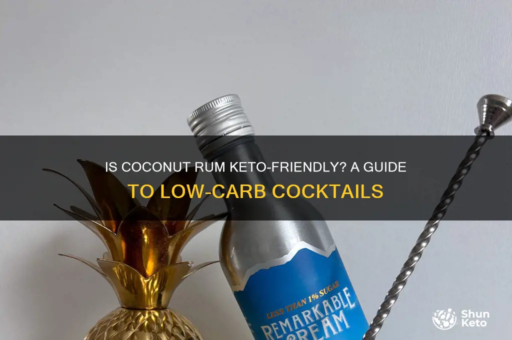 is coconut rum keto