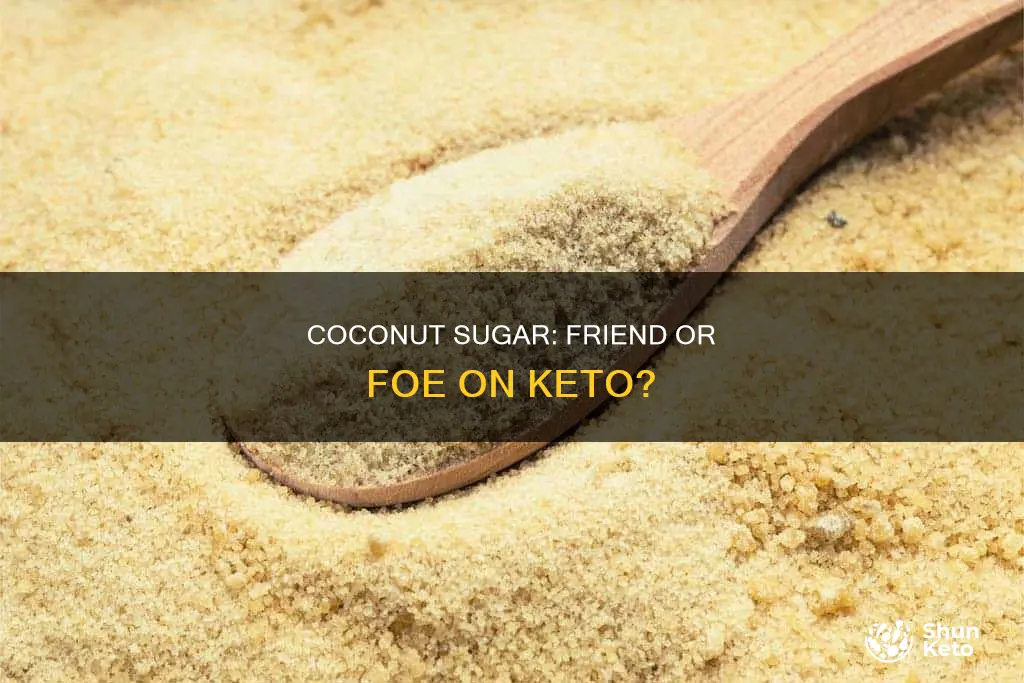 is coconut sugar bad for keto