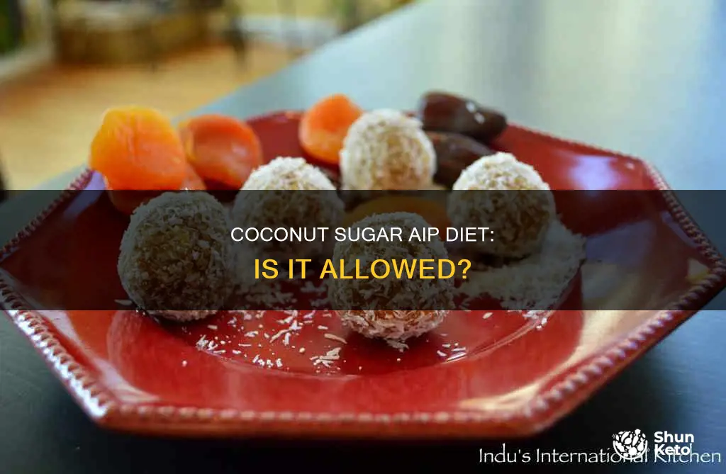 is coconut sugar on aip diet