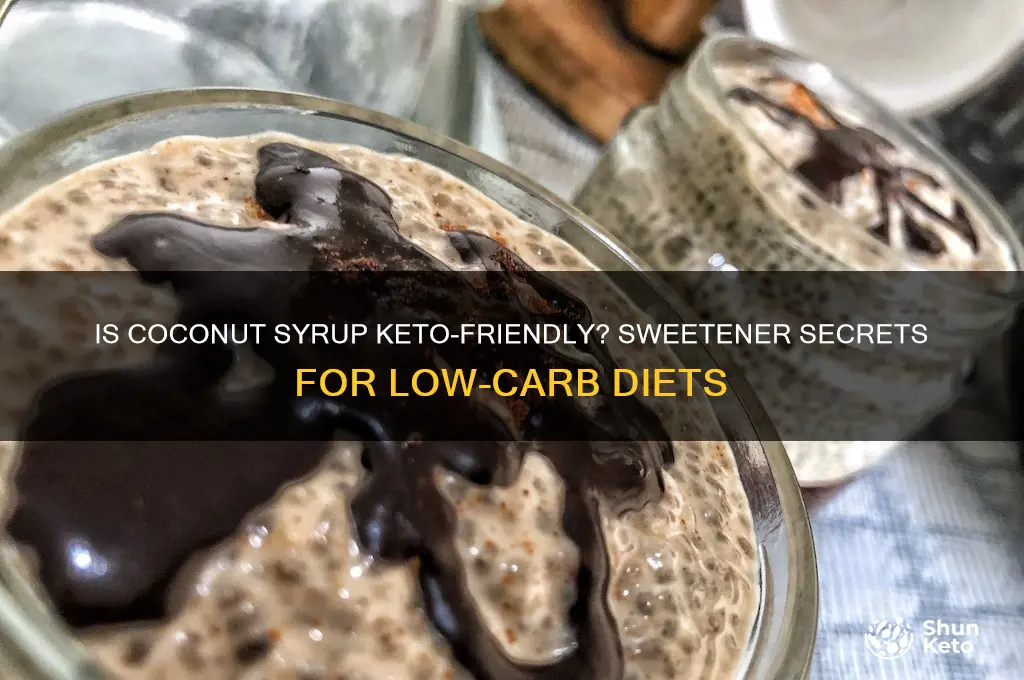is coconut syrup keto friendly