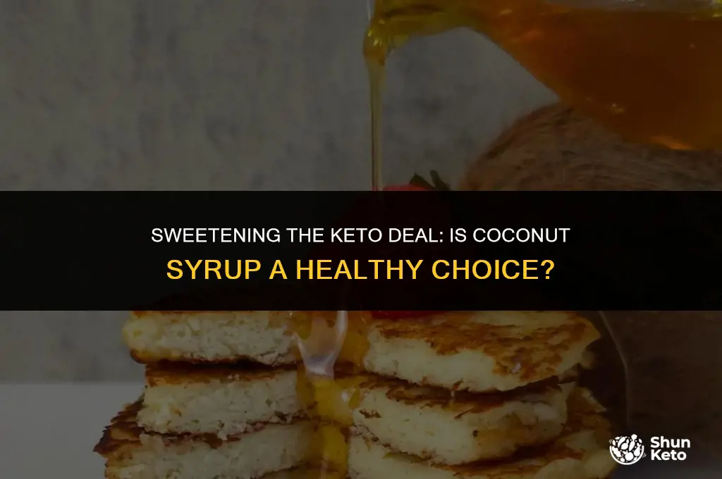 is coconut syrup keto