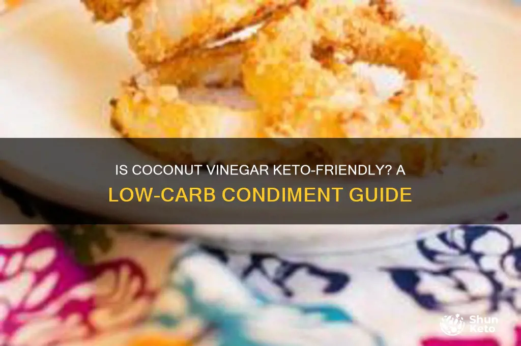is coconut vinegar keto friendly