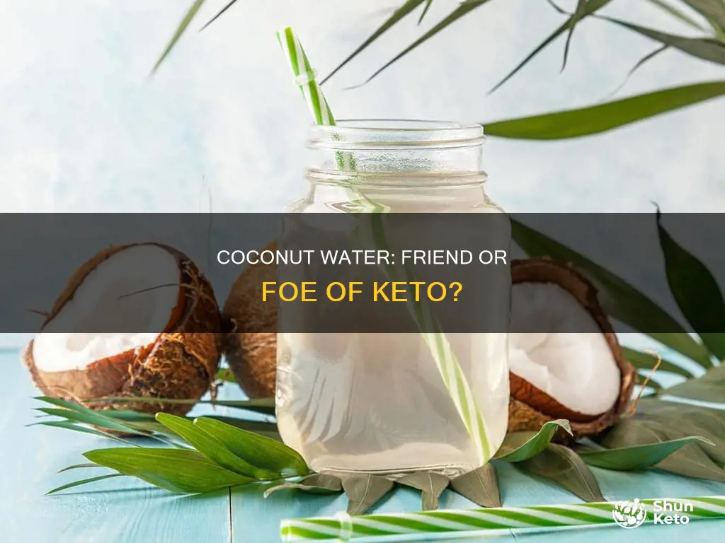 is coconut water allowed in keto