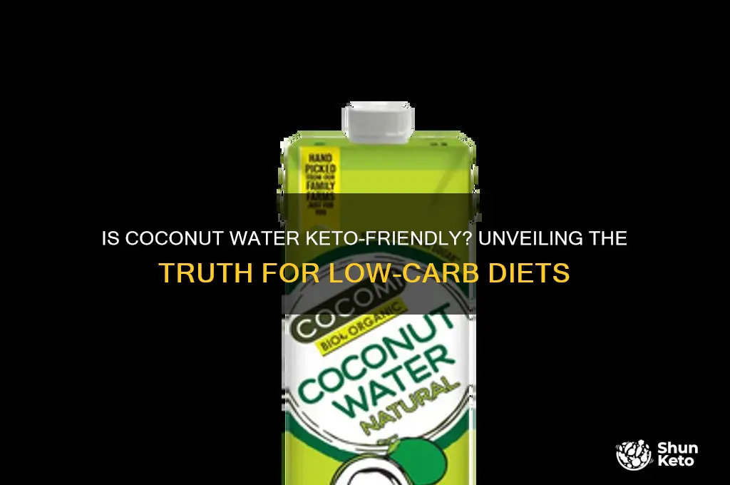 is coconut water keto