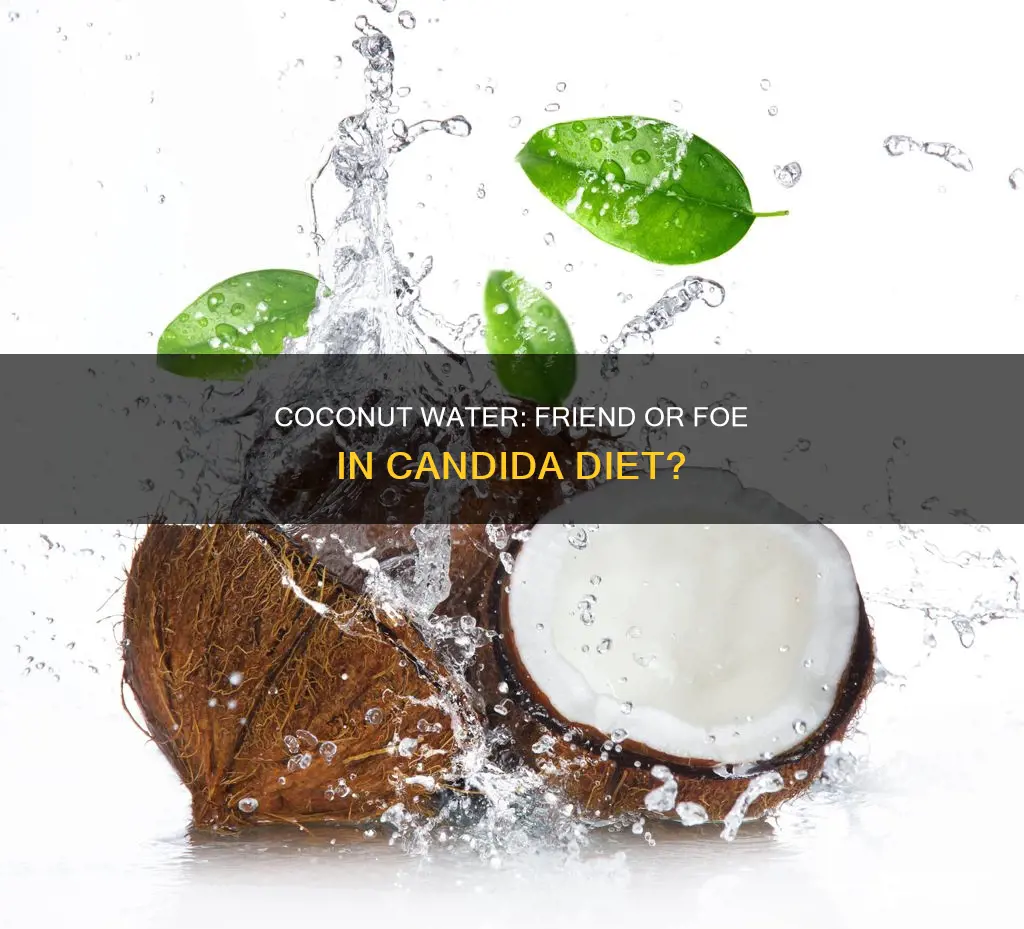 is coconut water ok for candida diet