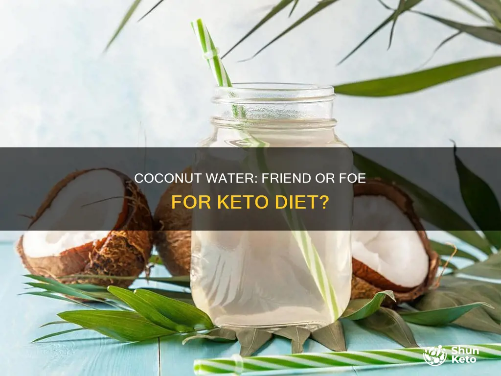 is coconut water okay for keto