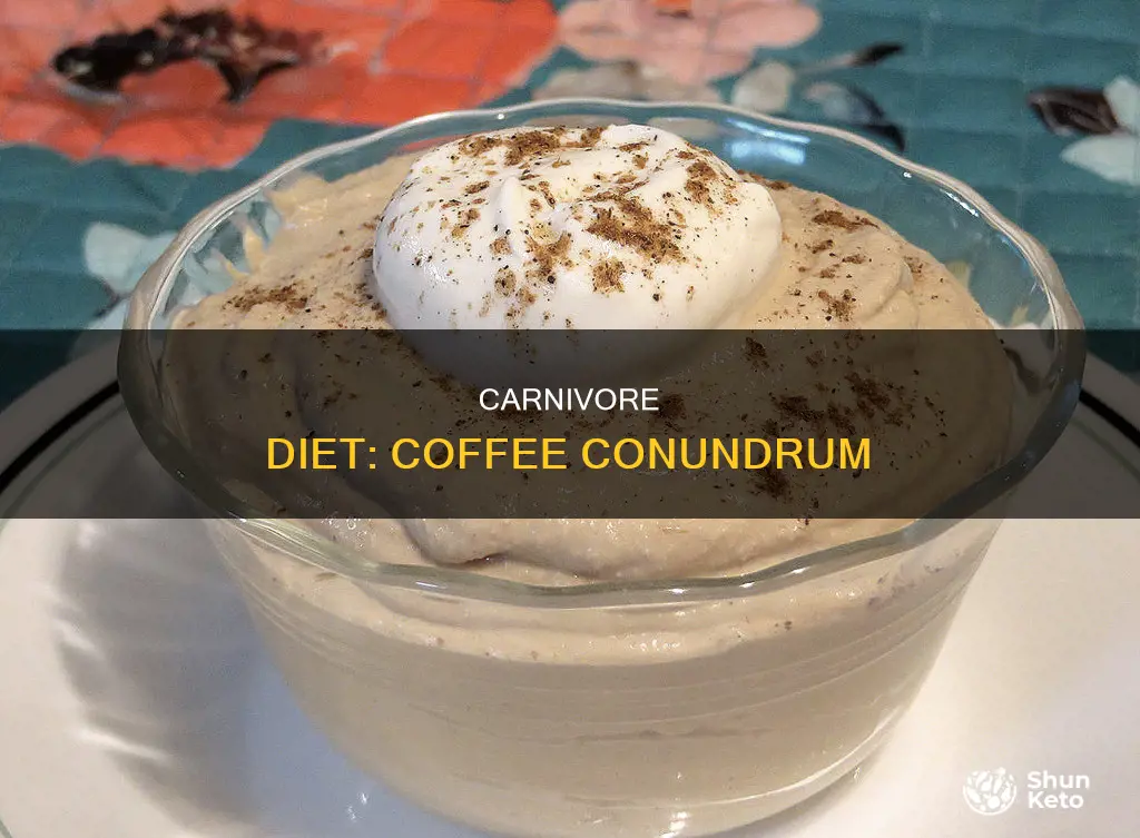 is coffee allowed in carnivore diet