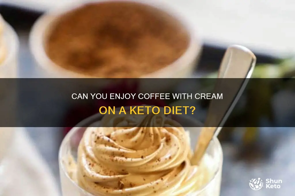 is coffee and cream ok on keto diet