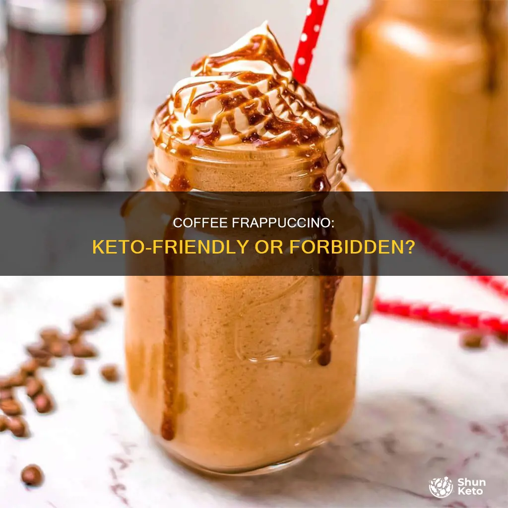 is coffee frappuccino keto