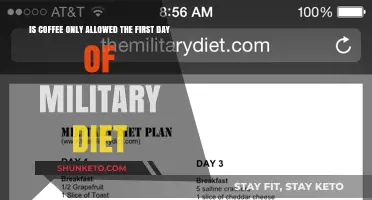 Coffee and the Military Diet: What's Allowed?