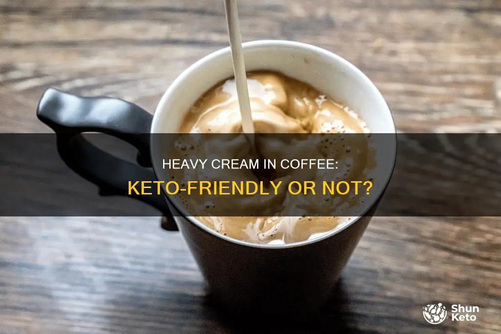 is coffee with heavy cream keto