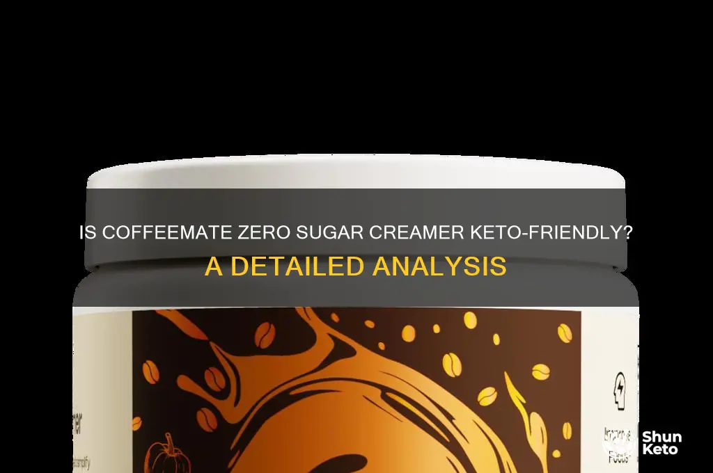 is coffeemate zero sugar creamer keto friendly