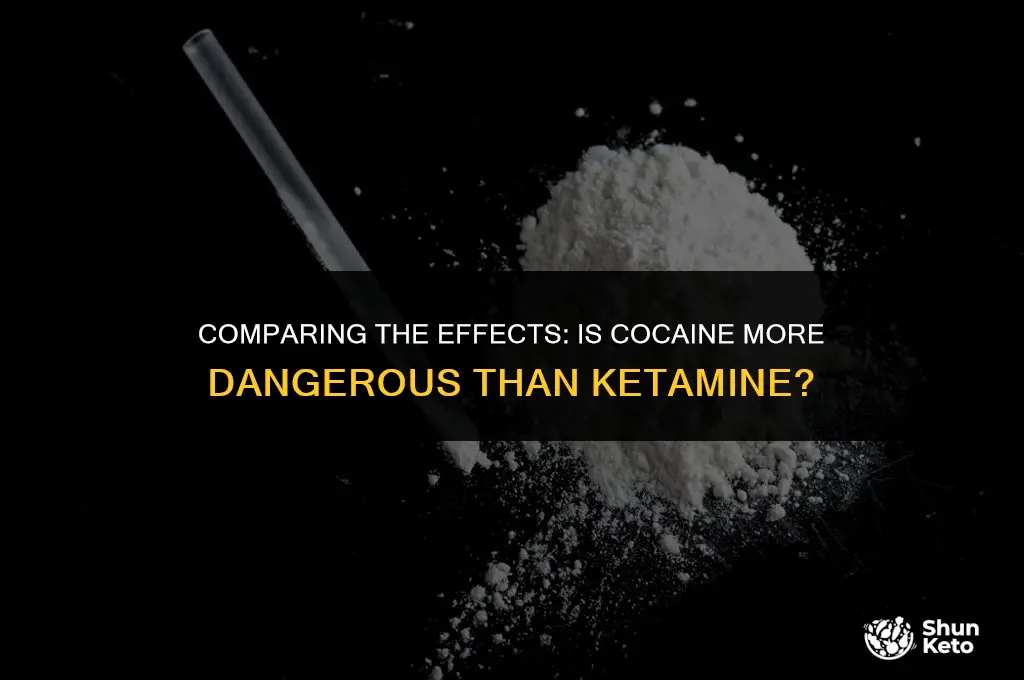 is coke worse than ket
