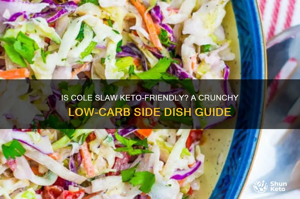 is cole slaw keto