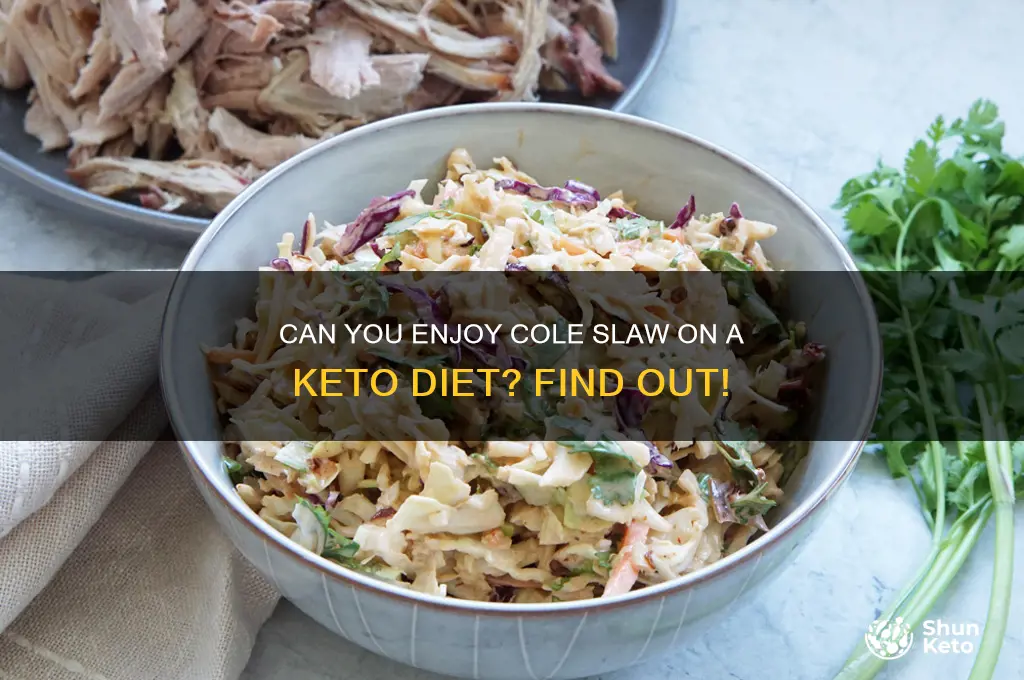 is cole slaw on keto diet