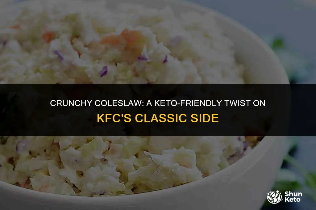 is coleslaw keto kfc
