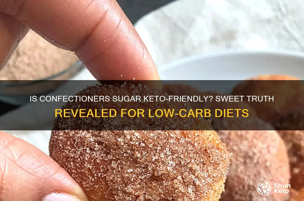 is confectioners sugar keto friendly